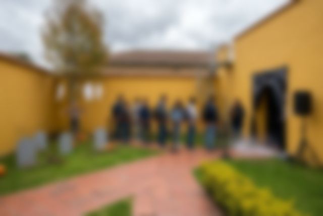 Render del stand Bienestar Universitario en Evento universitario